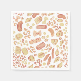 ITALIAANSE CUTIES Het schattige Italiaanse pasta p Servet