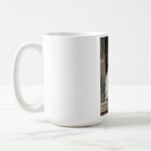 Italiaanse dame met een rode fan koffiemok (Links)