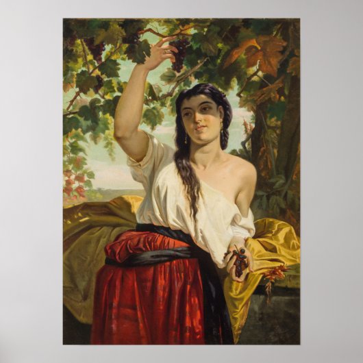 Italiaanse damesschilfers (zomeroogst) poster (Voorkant)