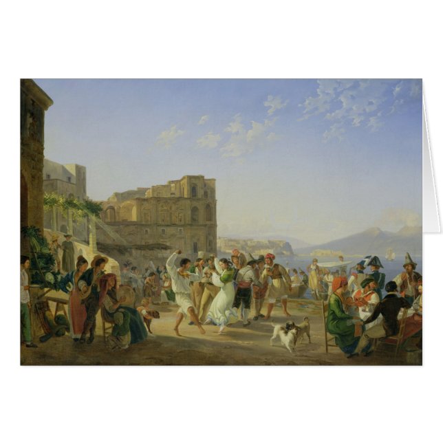 Italiaanse danseres, Napels, 1836 (Voorkant Horizontaal)
