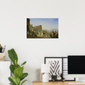 Italiaanse danseres, Napels, 1836 Poster (Thuiskantoor)