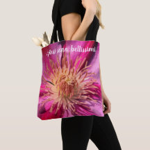 Italiaanse "De Bloemen zijn Mooi" Boodschappentas