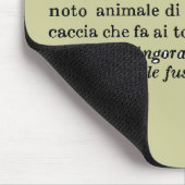 Italiaanse Dictionary cat Muismat (Hoek)