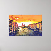 Italiaanse digitale kunstschilders van het Venetië Canvas Afdruk (Voorkant)