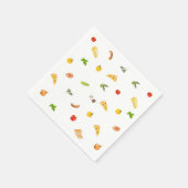 Italiaanse diner pizza elegante feestservetten van servet (Hoek)