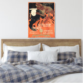 Italiaanse distilleerderij  Art Nouveau Liquor Canvas Afdruk (Insitu (Slaapkamer))