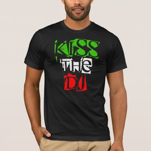 Italiaanse DJ T-shirt (Voorkant)