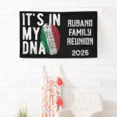Italiaanse DNA-familie reünie  Spandoek (Insitu)
