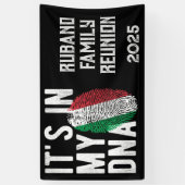 Italiaanse DNA-familie reünie  Spandoek (Verticaal)