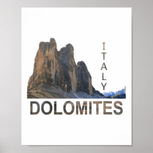 Italiaanse Dolomieten Wandelen in de Alpen Poster