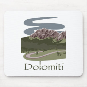 Italiaanse Dolomieten Wandelontwerp Reis De Alpen Muismat