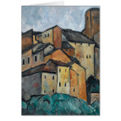 Italiaanse Dorpsschildering van huizen Blank (Voorkant)