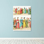 Italiaanse dress canvas afdruk (Insitu (Houten vloer))