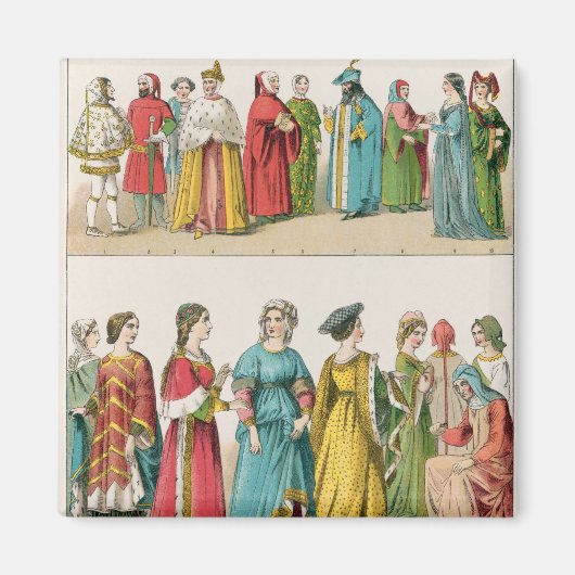 Italiaanse dress magneet (Voorkant)