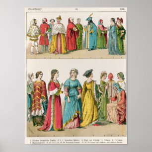 Italiaanse dress poster