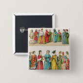 Italiaanse dress vierkante button 5,1 cm (Voorkant /achterkant)