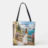 Italiaanse Droom Reis Tote Bag (Achterkant)