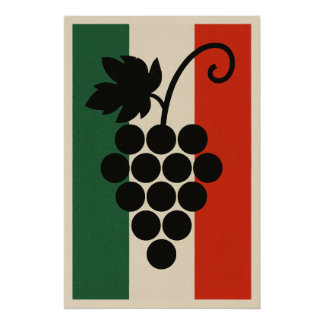 Italiaanse druif - L'Essence du Terroir en Affiche Perfect Poster