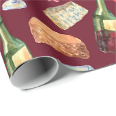 Italiaanse druiven Toscaanse  wijn Cadeaupapier (Rol Hoek)