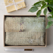 Italiaanse edelvrouw en brieven tissuepapier (Geschenk)