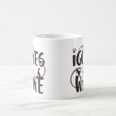 Italiaanse eigenaar van Greyhound Dog Wine lover F Koffiemok (Center)