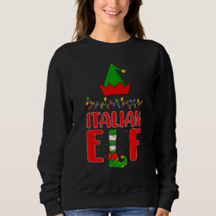Italiaanse Elf Matching Family Lighting Kerstmis Trui