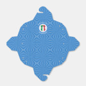 Italiaanse engelenvlag voor Chanoeka Bedankdoosjes (Uitgevouwen)