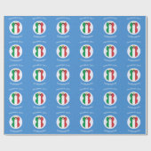 Italiaanse engelenvlag voor Chanoeka Cadeaupapier (Vlak)