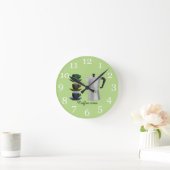 Italiaanse Espresso Coffee Pot Ronde Klok (Huis)