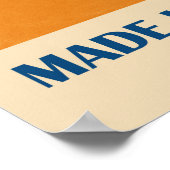 Italiaanse espresso kunst aan de muur, retro minim poster (Hoek)