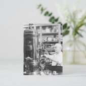  Italiaanse Espresso-winkel New York City Briefkaart (Staand voorkant)