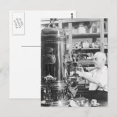  Italiaanse Espresso-winkel New York City Briefkaart (Voorkant / Achterkant)