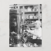 Italiaanse Espresso-winkel New York City Briefkaart (Voorkant)