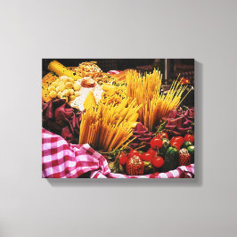 Italiaanse Eten Fotografie, Keuken Wanddecoratie