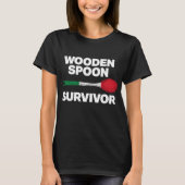 Italiaanse familie - Funny Wooden Spoon Survivor T-shirt (Voorkant)