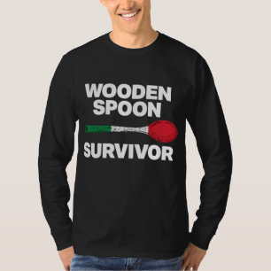 Italiaanse familie - Funny Wooden Spoon Survivor T-shirt