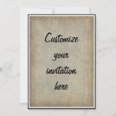 Italiaanse feestuitnodiging kaart (Achterkant)