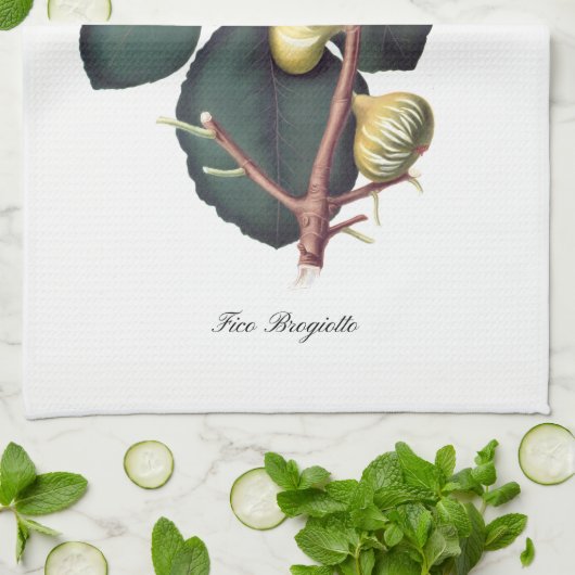 Italiaanse Fig Kitchen Towel Theedoek (Gevouwen)