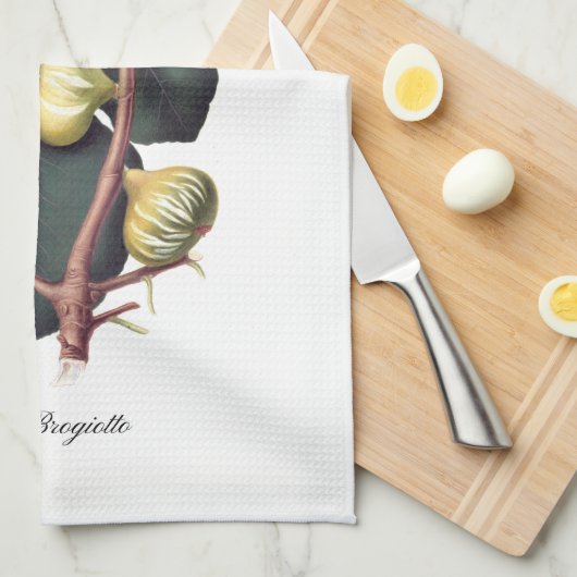 Italiaanse Fig Kitchen Towel Theedoek (Quarter Fold)