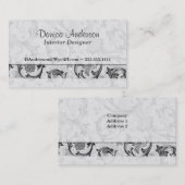 Italiaanse Florentijn Visitekaartje (Voorkant / Achterkant)