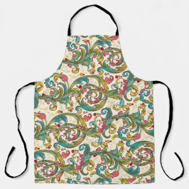 Italiaanse Florentijnse bloei Schort