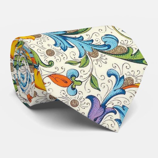 Italiaanse Florentijnse bloei Stropdas (Opgerold)