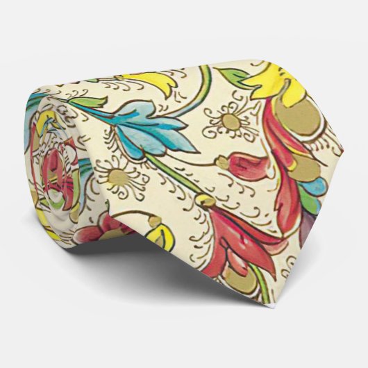 Italiaanse Florentijnse bloei Stropdas (Opgerold)