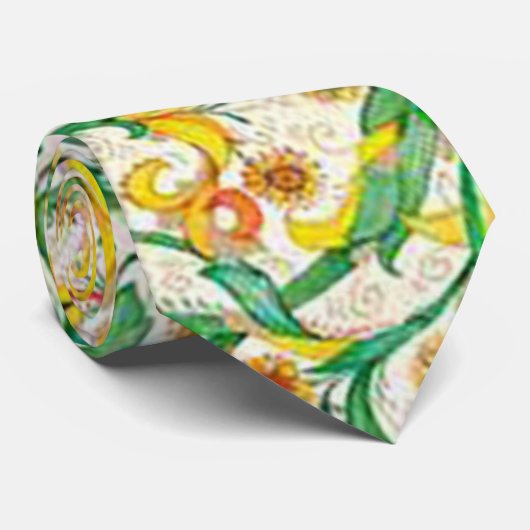 Italiaanse Florentijnse bloei Stropdas (Opgerold)