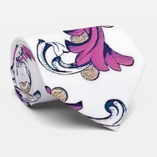 Italiaanse Florentijnse bloei Stropdas (Opgerold)