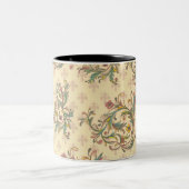 Italiaanse Florentijnse bloei Tweekleurige Koffiemok (Center)