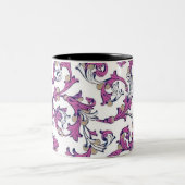 Italiaanse Florentijnse bloei Tweekleurige Koffiemok (Center)