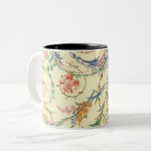 Italiaanse Florentijnse bloei Tweekleurige Koffiemok (Voorkant links)