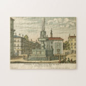 Italiaanse fontein op het stadsplein door Falda Legpuzzel (Horizontaal)