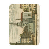 Italiaanse fontein op het stadsplein door Falda Magneet (Verticaal)